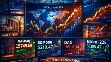 آخر أخبار البورصات العالمية